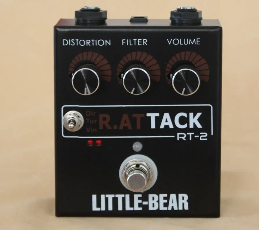 Little Bear 3 RAT Guitar Bass Distortion Effector effect Stomp Box Pedal LM308AN new | Электронные компоненты и
