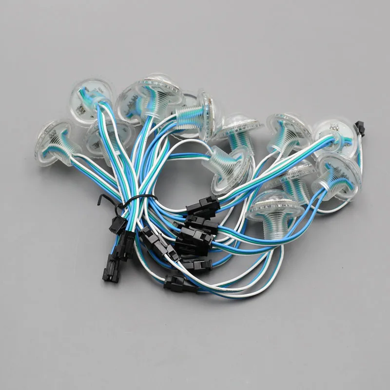 5050 rgb светодиодный цифровой пикселей светильник для аттракционов 38 мм диаметр DC12V