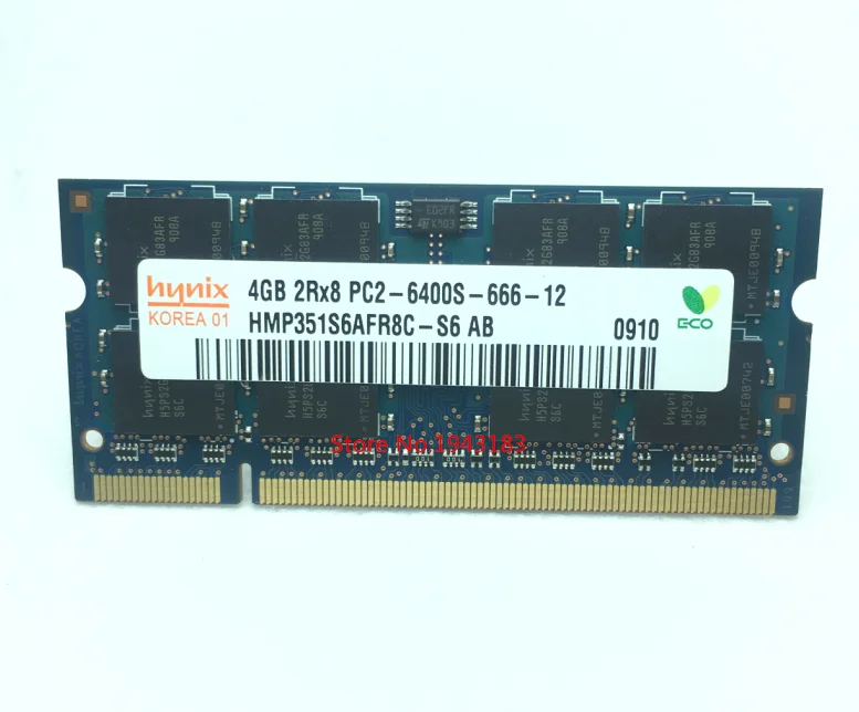 Оперативная память для ноутбука hynix DDR2 4 Гб 800 МГц PC2 6400S оригинал DDR 2 4G 200PIN SODIMM|hynix ddr2
