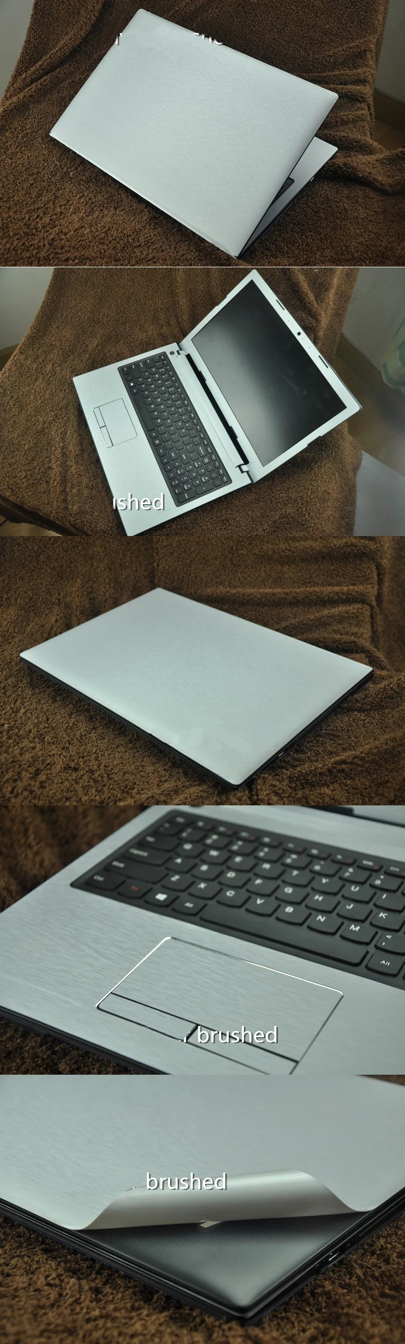 Наклейка для ноутбука KH из углеродного волокна и кожи Защитная Lenovo 7000 14IKB ideapad 330s 14