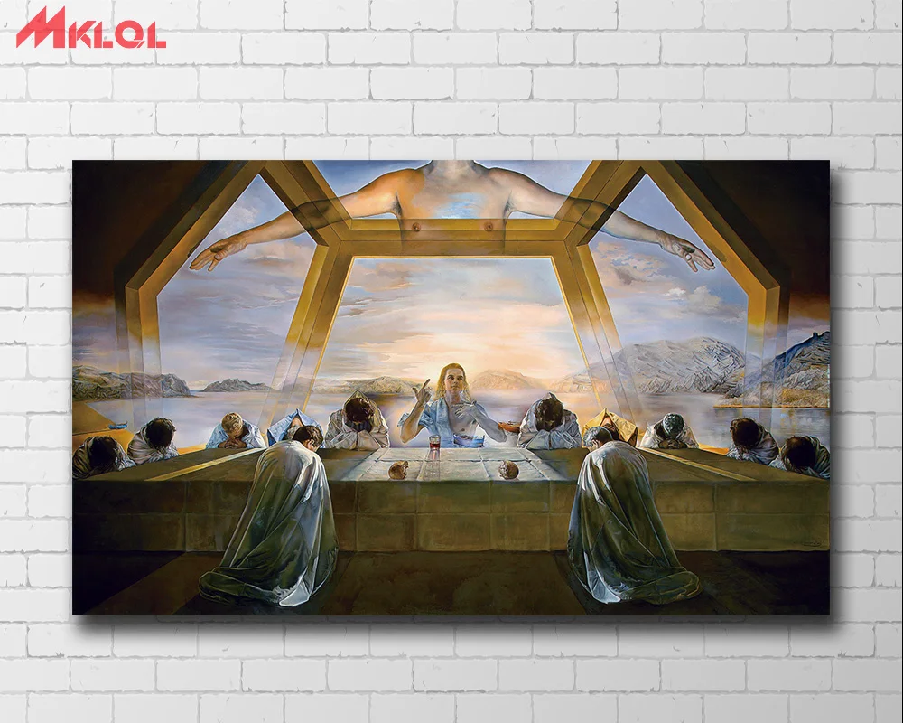 Salvador-dali-Таинство Тайной вечери Декор для дома на холсте Современная Настенная живопись на холсте