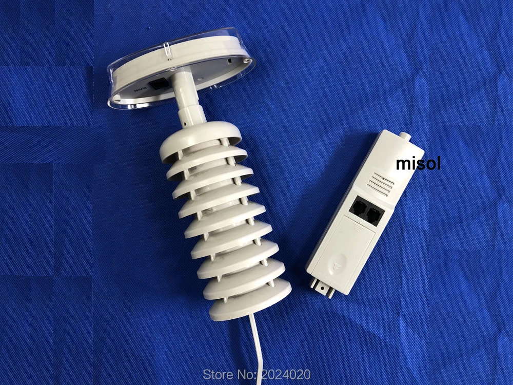 

Spare part for weather station (Transmitter / thermo hygro sensor) 433Mhz, with solar panel