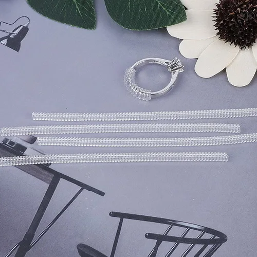 3.5MM Ювелирные инструменты и оборудование 4 шт./компл. спираль основе кольцо Размеры регулятор гвардии передачи редуктора средство для изменения размера - Цвет: 3.5MM