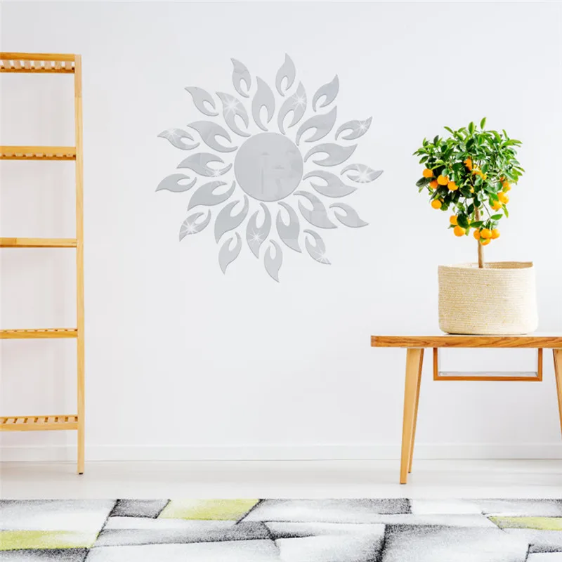 New Sun Background Wall Stickers TV Wall Stickers Home Accessories