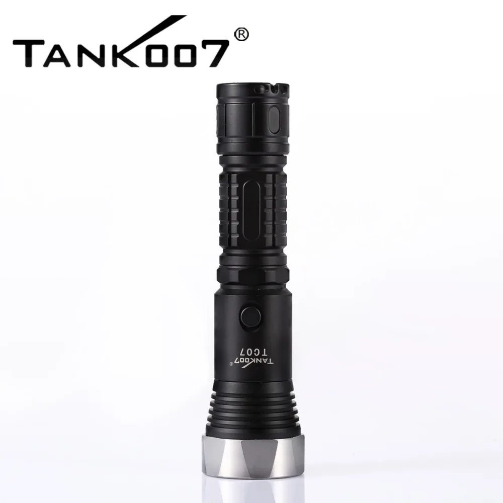 Bestellen 1 Set TANK007 TC07 5-modi CREE XM-L U2 Polizei Mächtigsten Led Taschenlampe Mit 1*18650 Batterie + Ladegerät
