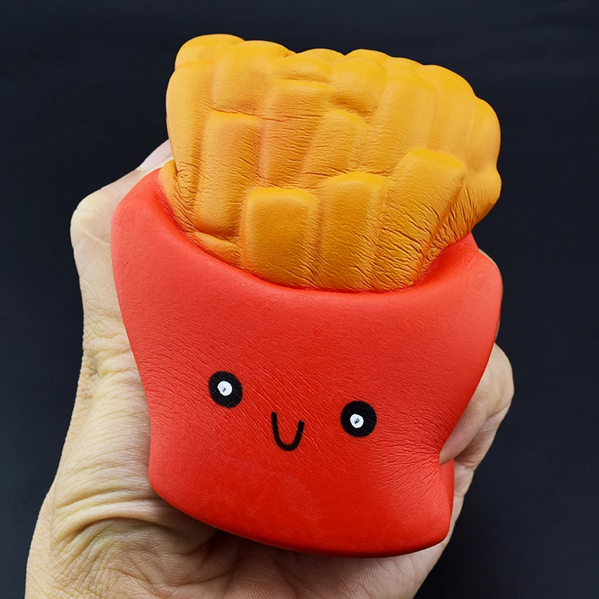 Easykoko игрушка Еда мягкими картофель фри крем Ароматические мило весело замедлить