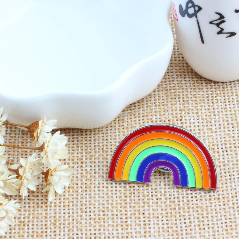 Брошь с мультяшными фруктами милая эмалированная брошь в виде радуги арбуза