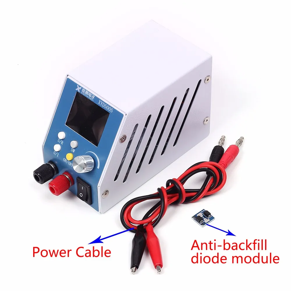 XYD5005 CNC lcd Регулируемый источник питания постоянного тока 5-55 в до 0-50 в 5A понижающий модуль интегрированный амперметр напряжения