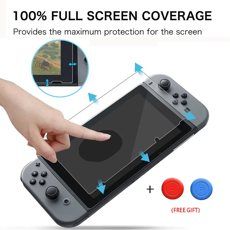 Высококачественное закаленное стекло 9H защита экрана для Nintendo Switch NS Consola