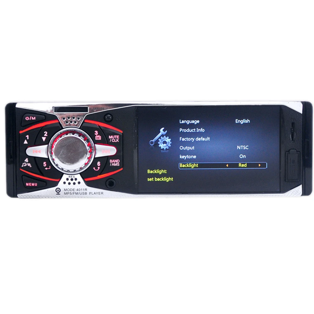 Автомагнитола 1Din мультимедийный проигрыватель на Android 4 1 дюйма TFT HD 12 В USB SD AUX