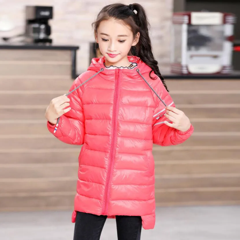 Одежда для девочек детская зимняя утепленная хлопковая куртка теплое пальто