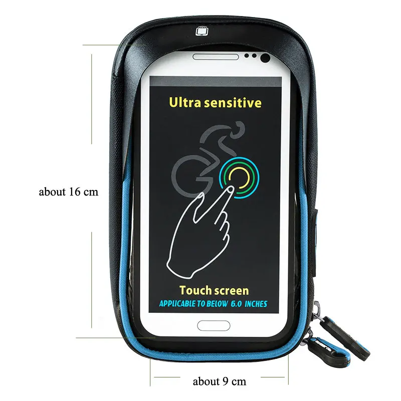 phone holder universal bike motorcycle mobile support stand waterproof bag for iphone x 8 s8 s9 gps bicycle holder handlebar bag free global shipping