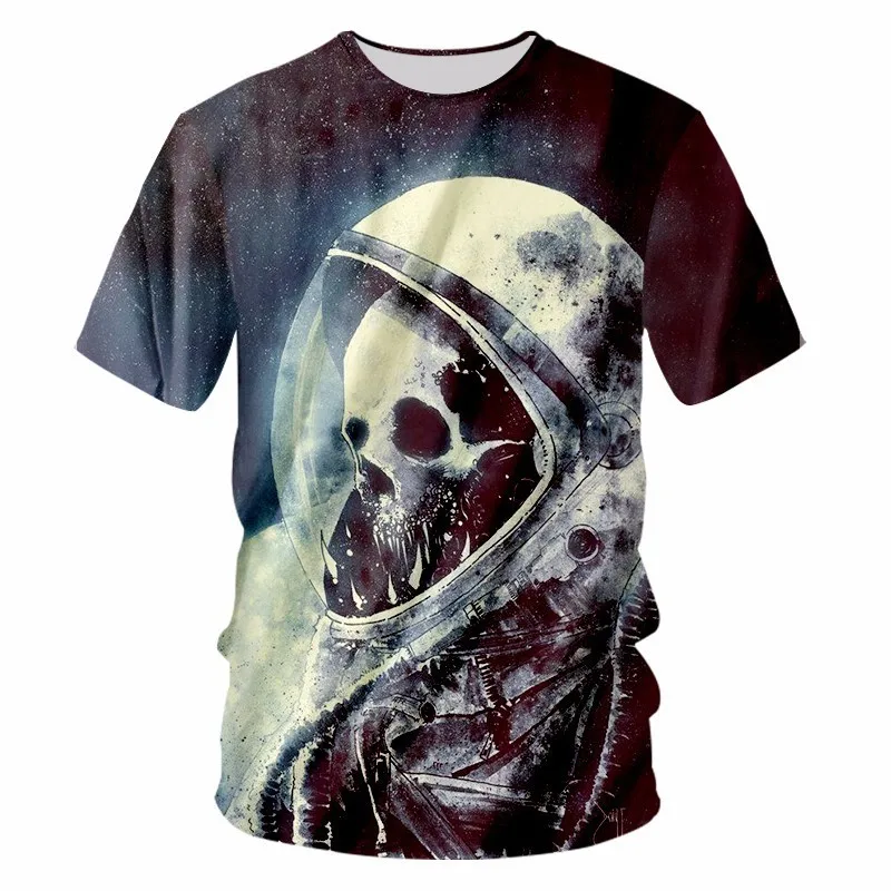 Мужская футболка с круглым вырезом OGKB летняя уличная в стиле хип хоп принтом