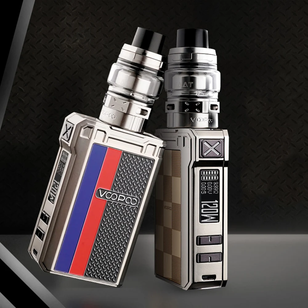 Новый оригинальный VOOPOO Alpha Zip Mini 120 Вт TC комплект с 4400 мАч встроенной батареей и 4