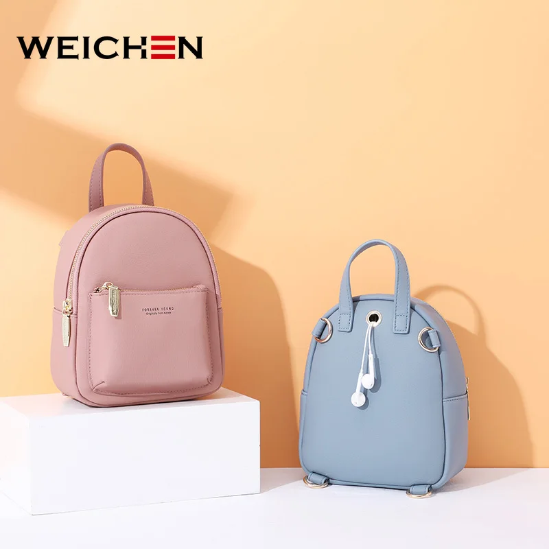 WEICHEN 2019 Новый Дизайнерский Модный женский рюкзак мини мягкий на ощупь