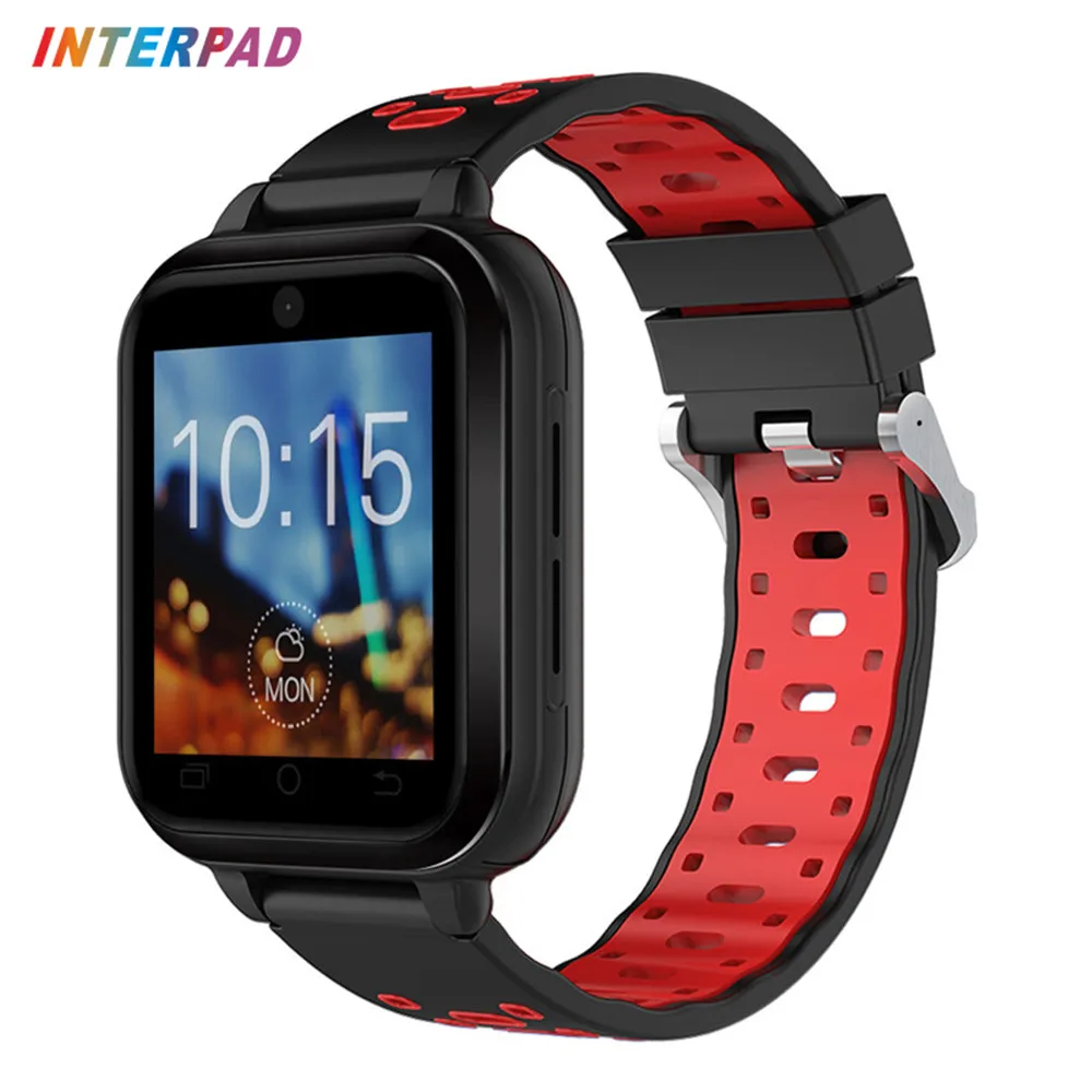 Interpad 4G GPS WIFI Smart Watch MTK6737 Quad Core 1GB RAM 8GB ROM Android 6.0 Wristwatch Blood Pressure Smartwatch For Xiaomi |
