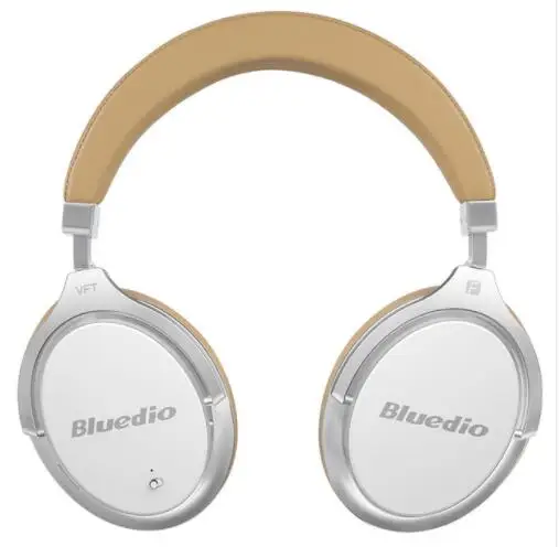 Подлинная Bluedio F2 гарнитура с ANC беспроводные Bluetooth наушники с микрофоном Поддержка музыки - Цвет: Brown