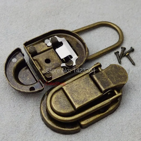 10 шт./лот тумблер защелка для багажника сумка чемодана с застежкой никелевая