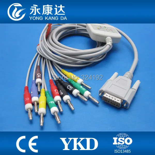 Новый банановый 4 0 конечный кабель nikohhon den EKG 10 проводов IEC без стандарта