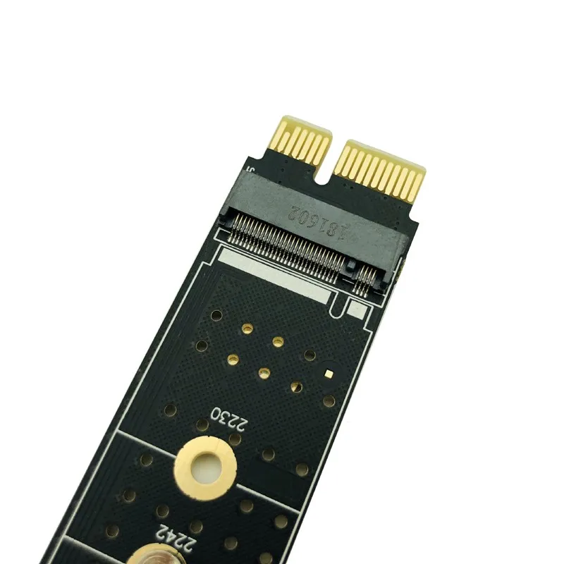 Стояк PCIE для M2 адаптер NVMe SSD PCI Express X1 Riser м соединитель в форме ключа поддерживает