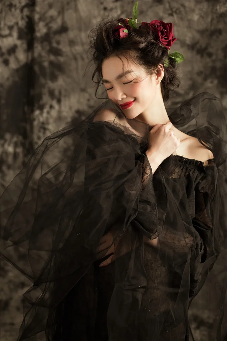 Новые платья для беременных фотосессии корейское платье без рукавов Одежда