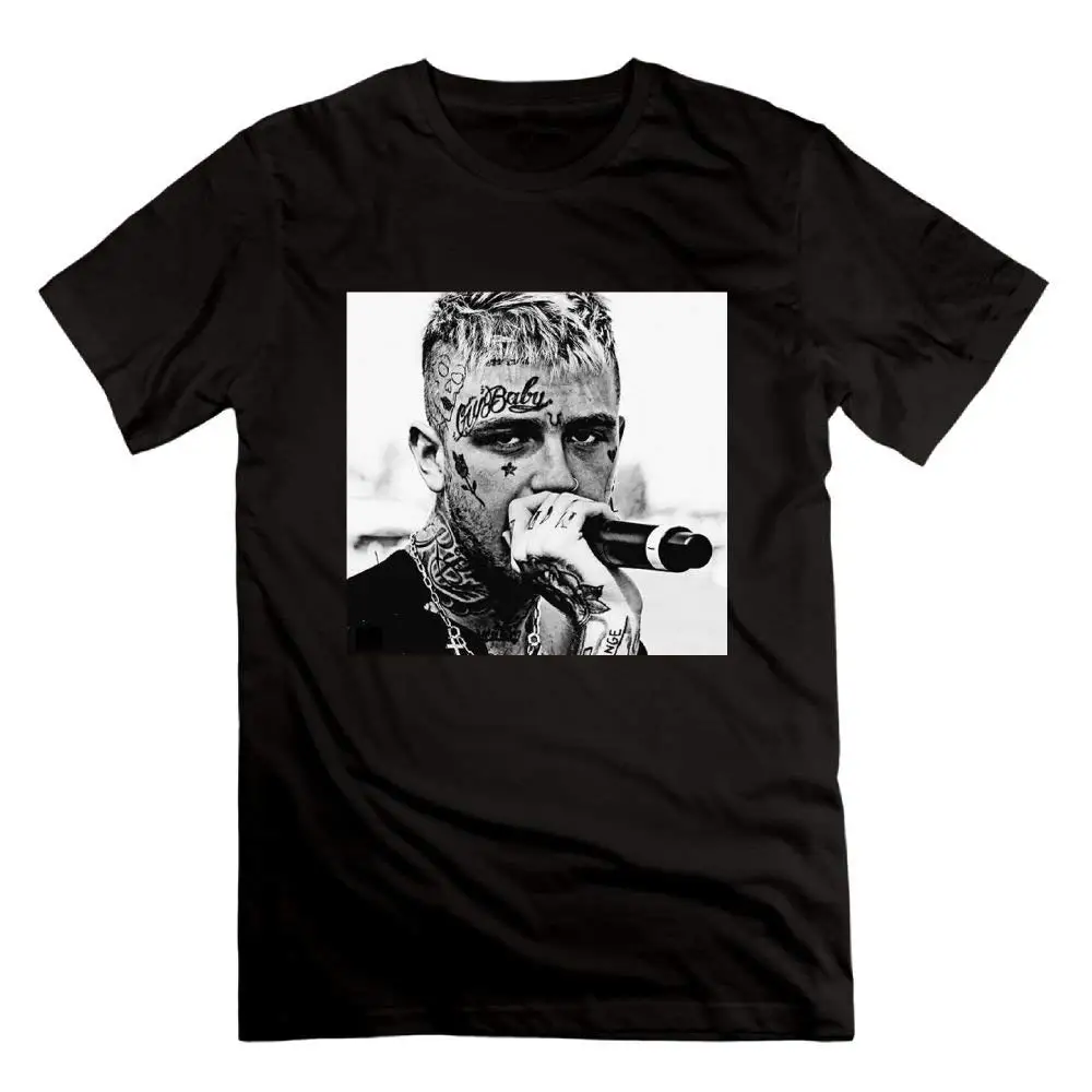 

CRY BABY LIL PEEP Men's Short Sleeve T-shirt Funny Clothing Casual Short Sleeve T shirt Summer 2018 100% Cotton