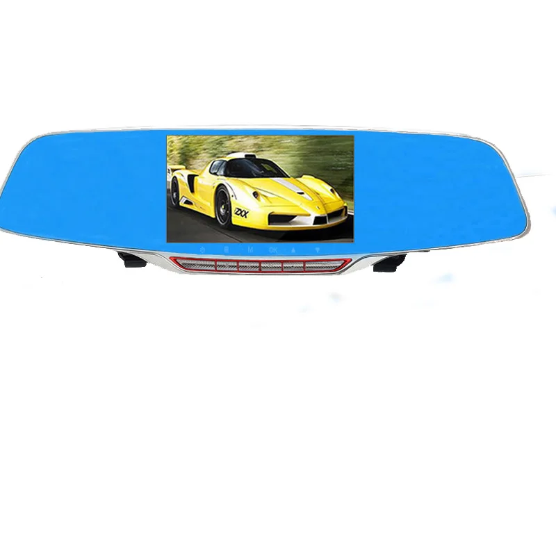 5 0 &quotFull HD1296P двойная линза Автомобильная камера зеркало заднего вида