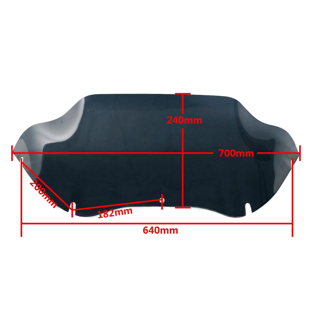 Мотоцикл 9 &quotволна верхний обтекатель ветрового стекла ветровые дефлекторы для