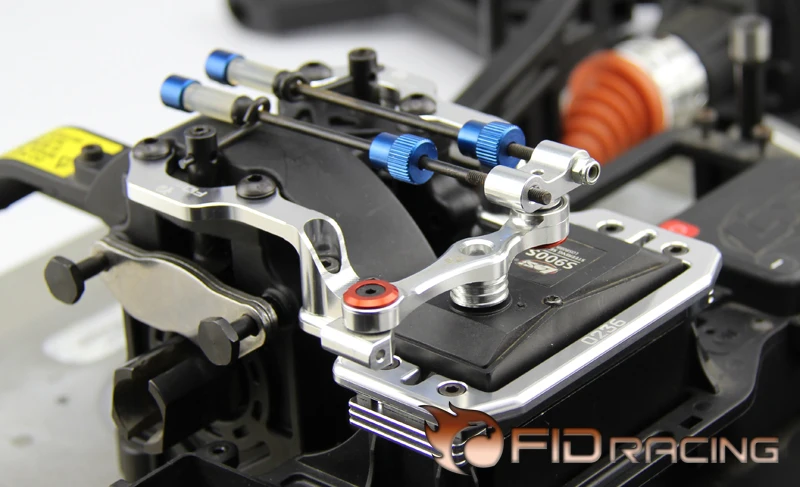 Усиленное сервокрепление для рулевого управления LOSI 5IVE T KM X2 ROVAN LT|losi 5ive-t|servo mountfid