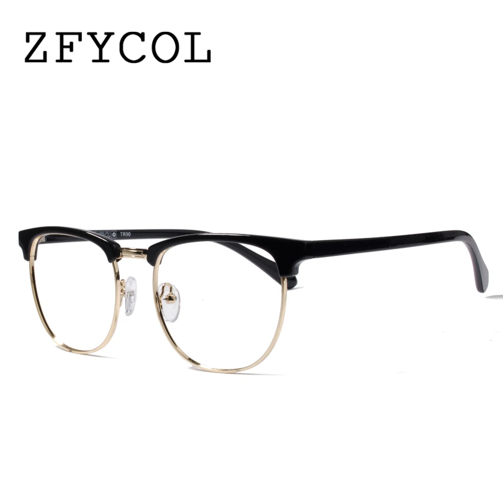 ZFYCOL женские золотые оправы для очков классические очки чтения дизайн