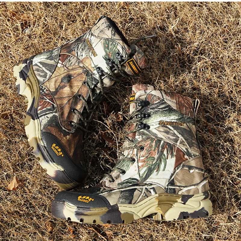 Мужские уличные водонепроницаемые ботинки в стиле джунглей пустыни пешего