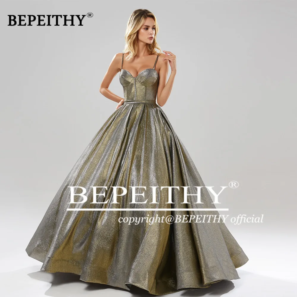 BEPEITHY милое бальное платье сверкающее длинное вечернее вечерние платья Vestido De Festa
