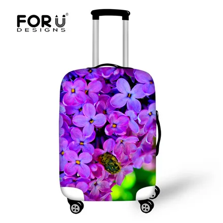 FORUDESIGNS/3D Кленовый лист с принтами, водонепроницаемый дождевик, дорожный багажный чехол для 18 20 22 24 26 28 30 дюймов, чехол для костюма - Цвет: C0775