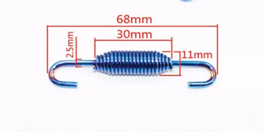 ZS мотоциклетные выхлопные газовые задние Пружинные аксессуары CBR125 CBR250 CB400 CB600 YZF