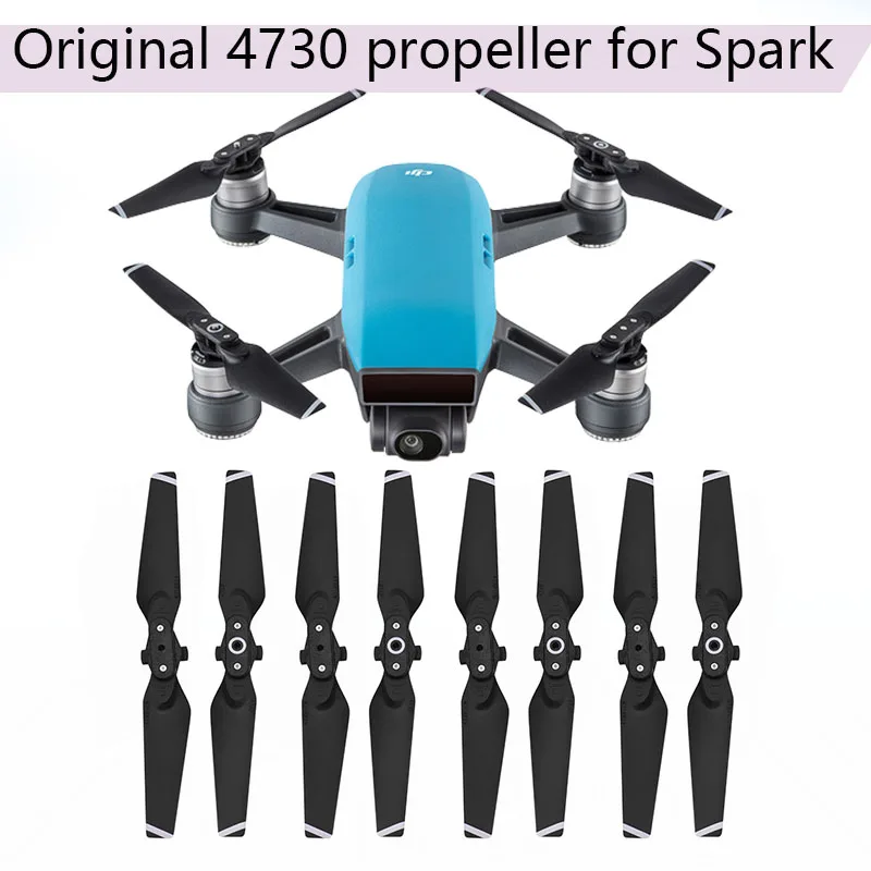 4 пары оригинальный 4730F Пропеллер для DJI Spark быстросъемный Квадрокоптер камера