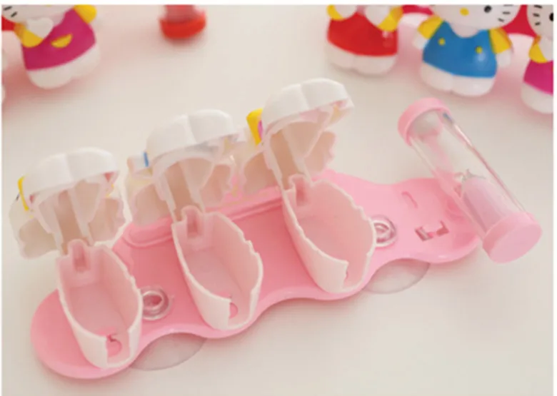 Новый сладкий hello kitty многоцелевой 3 зуб держатель yey 2559|holder|holder |
