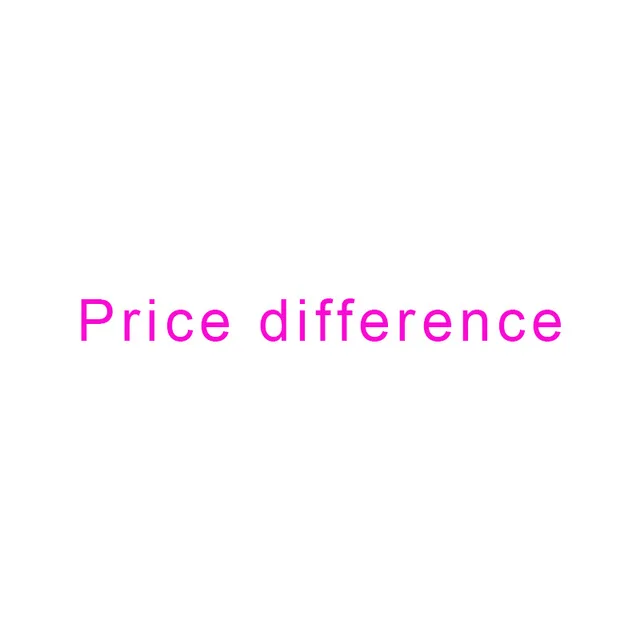 

Price difference