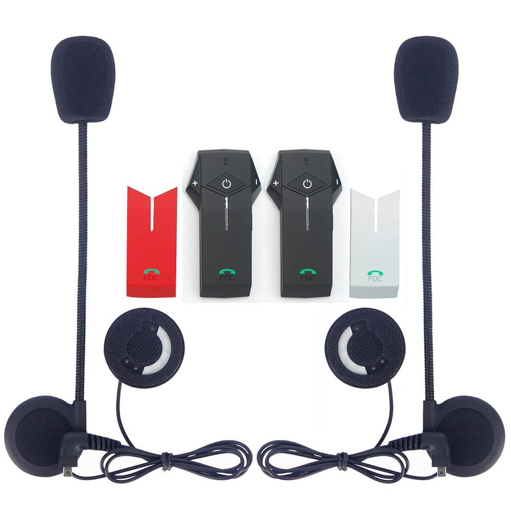 2 шт. Bluetooth мотоциклетный шлем Интерком interfone 3 Riders 800M Переговорная мотоциклетная