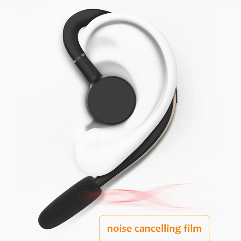 Fineborn эргономичный за ухо голос Управление True Беспроводной Heasets с микрофоном