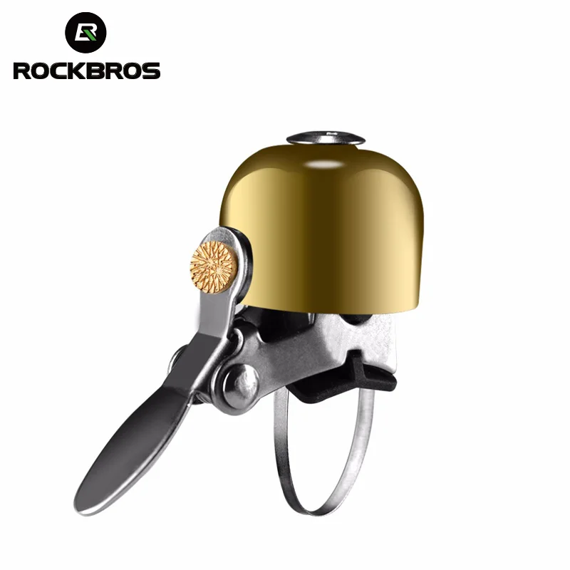 ROCKBROS Ретро Велоспорт мини колокольчики медь/нержавеющая сталь велосипедный