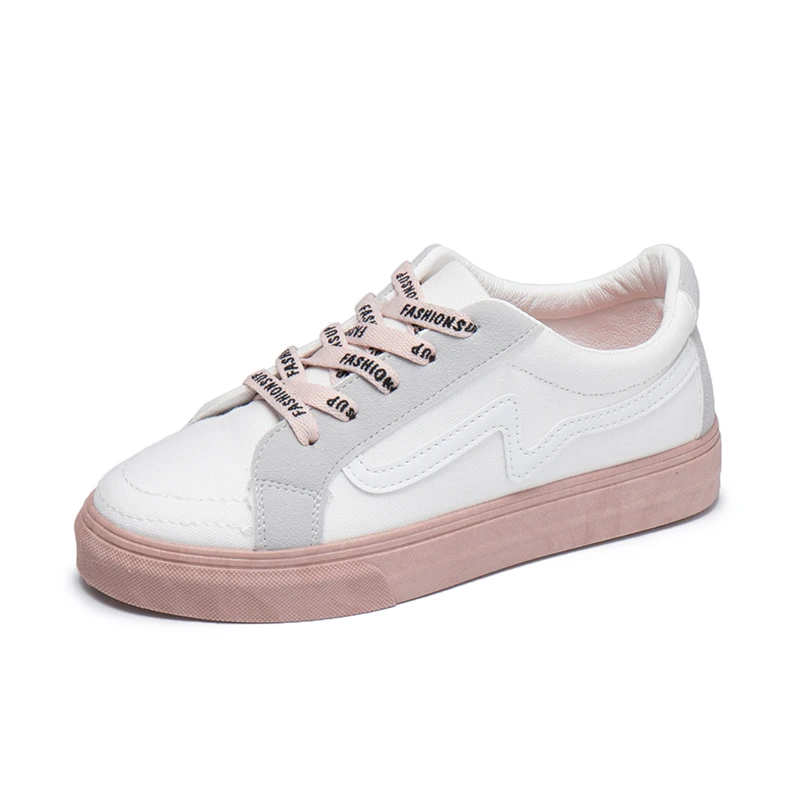 Brand New for Couples Casual Shoes 2018 Retro Style Platform Sneakers Female Leather Black White Color Lace Up Flats Shoe | Обувь
