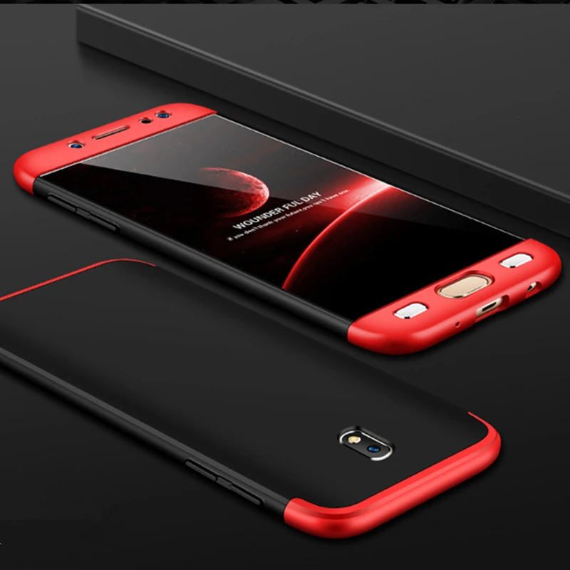 Luxury 360 Degree Protection Full Cover for Samsung Galaxy S8 S9 Plus S6 S7 Edge J5/J7 Pro 2017 J7Prime Note8 case Minnie Coque | Мобильные