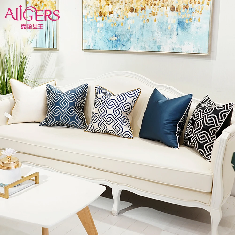 Avigers синий и красный цвета цепи Подушка Наволочка домашний декор подушки с