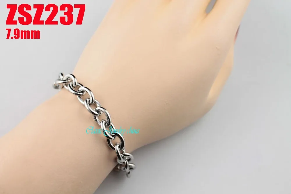 7 9 мм большая цепочка с крестом из нержавеющей стали искусственное кружево