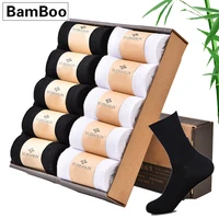 10 pairslot men bamboo socks 2020 brand new casual business clothe socks mens dress bamboo fiber long sock for gifts size39 45