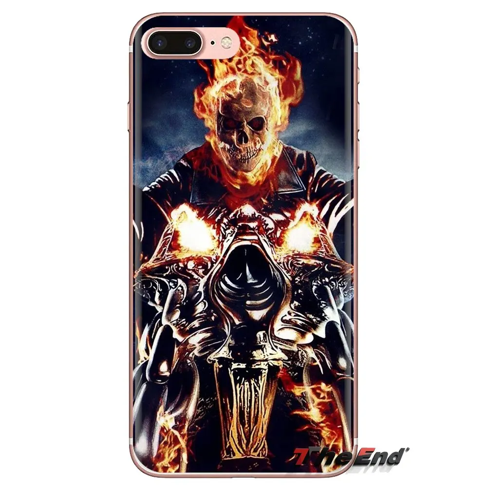 Soft Transparent Shell Cover For Samsung Galaxy J1 J2 J3 J4 J5 J6 J7 J8 Plus 2018 Prime 2015 2016 2017 Clayton Crain Ghost Rider |