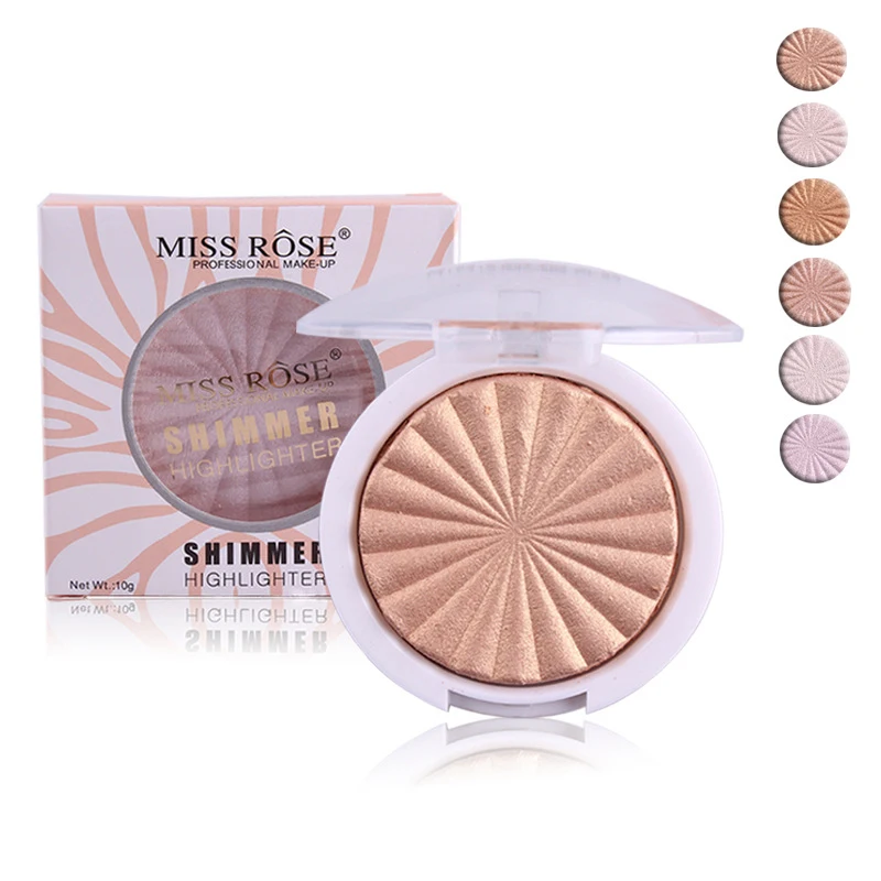 Best 1 Pcs Baked Highlighter Brighten Prominent Side Profile Highlight Palette Face Contour QQ99 | Красота и здоровье