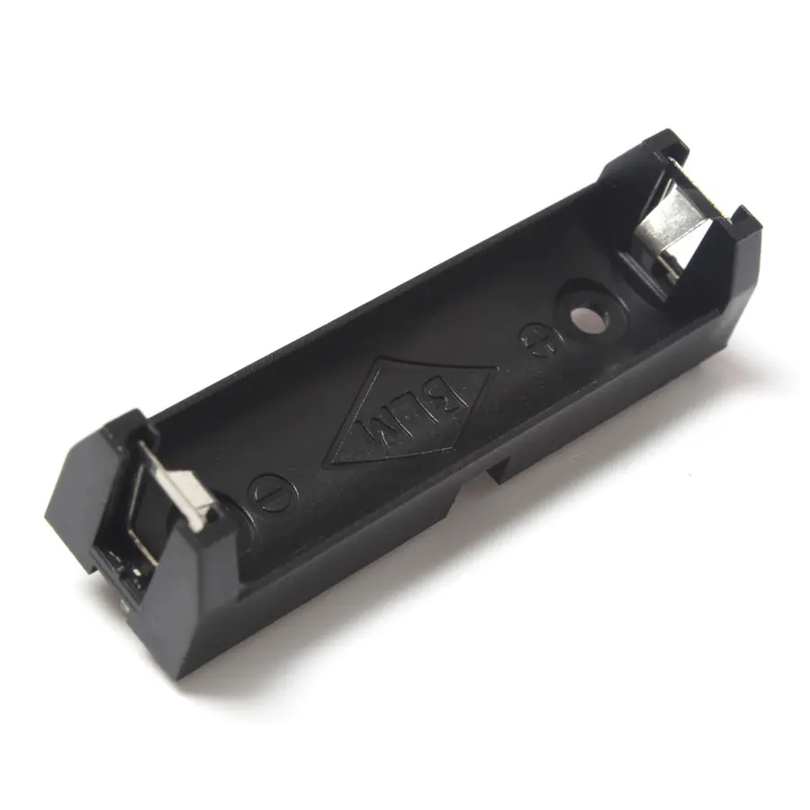 20Pcs Black Plastic AA 14500 Size Battery Holder Spring Clip Battery Box With Pin For Soldering Connecting