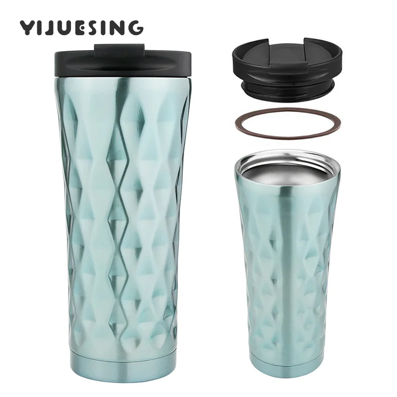 500 мл двойными стенками нержавеющая сталь Термос изоляцией кофе Thermocup для