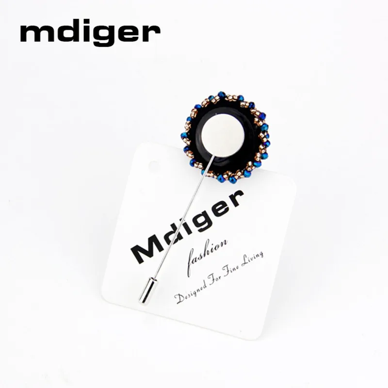 Mdiger модная Маргаритка цветок нагрудные булавки бисером цветочные мужские